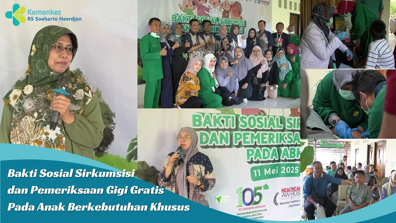 RS Soeharto Heerdjan Gelar Bakti Sosial Sirkumsisi dan Pemeriksaan Gigi Gratis bagi Anak Berkebutuhan Khusus