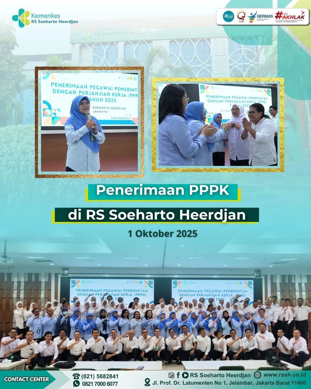 Penerimaan PPPK di Rumah Sakit Soeharto Heerdjan Jakarta
